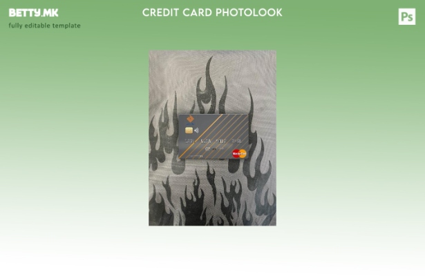 Модерен стил на предниот шаблон за фото изглед на мастер картички на Гамбија при